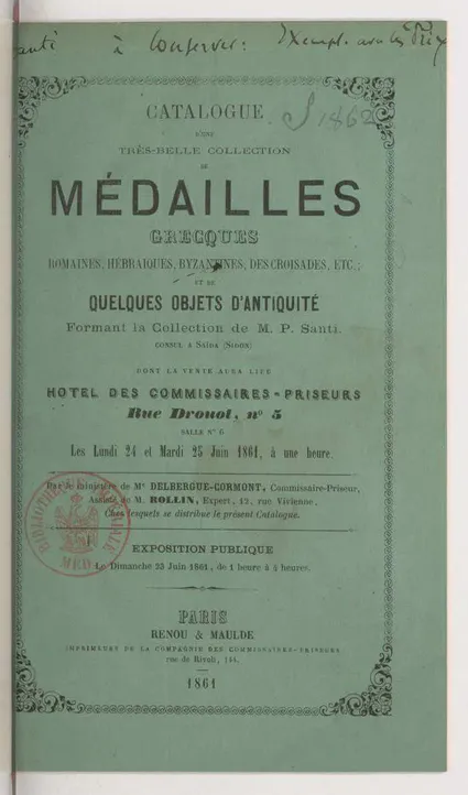 Un outil numérique pour interroger les catalogues de vente : le projet Datacatalogue