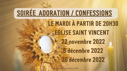 Adoration confessions mardi soir
