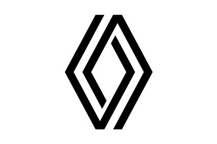 Logo renault fond noir