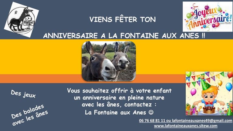 La-Fontaine-aux-Anes An-niversaire