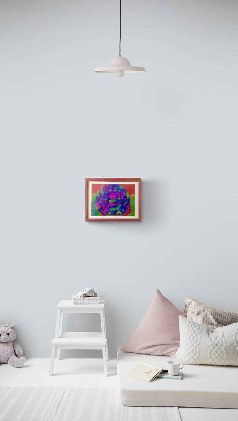 My psychedelic lion the kids playroom 1