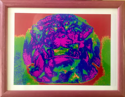 My psychedelic lion