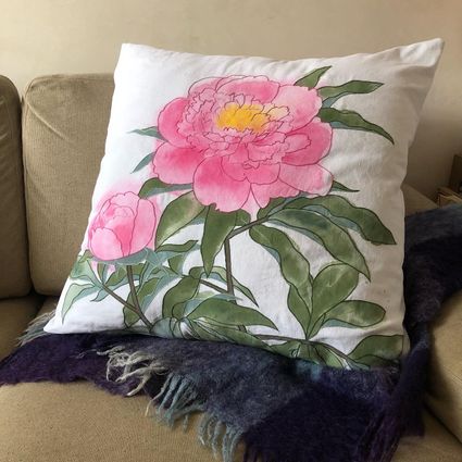 Coussin camelia