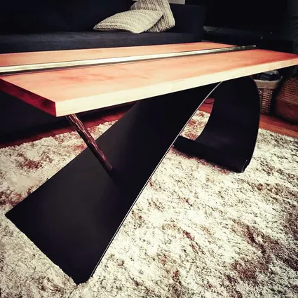 Table basse virgule 2