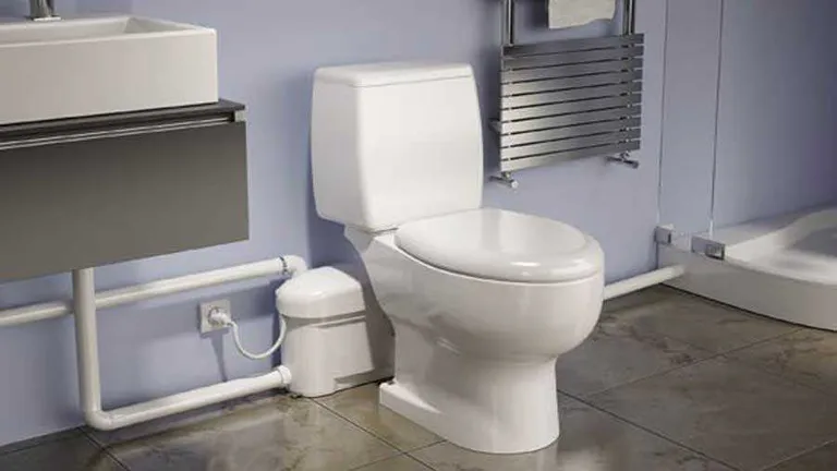 WC sanibroyeur bouché
