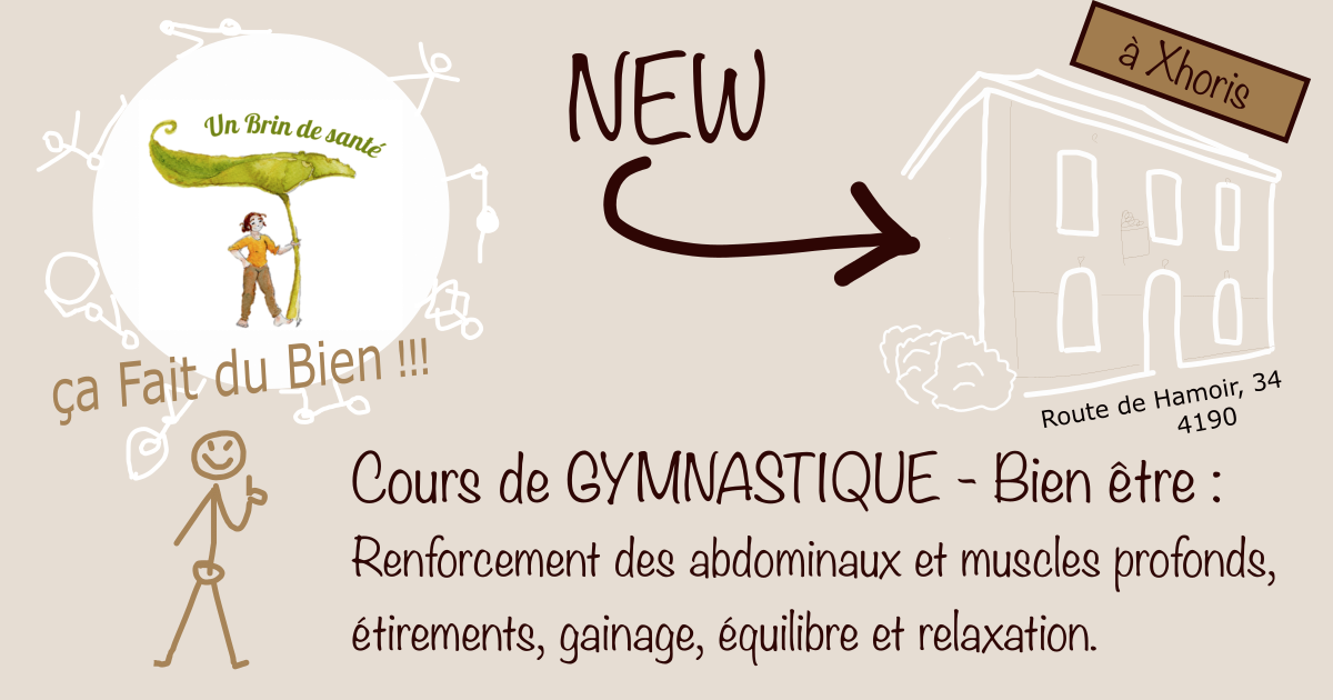 Cours de gymnastique respectueuse du corps à Harzé par Gheur Morgane
