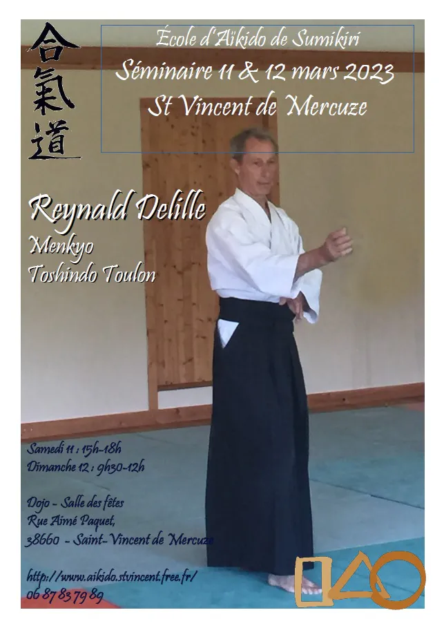 Séminaire d'Aïkido de Sumikiri le 11& 12 mars 2023