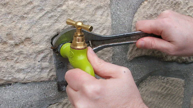 Changement de robinet