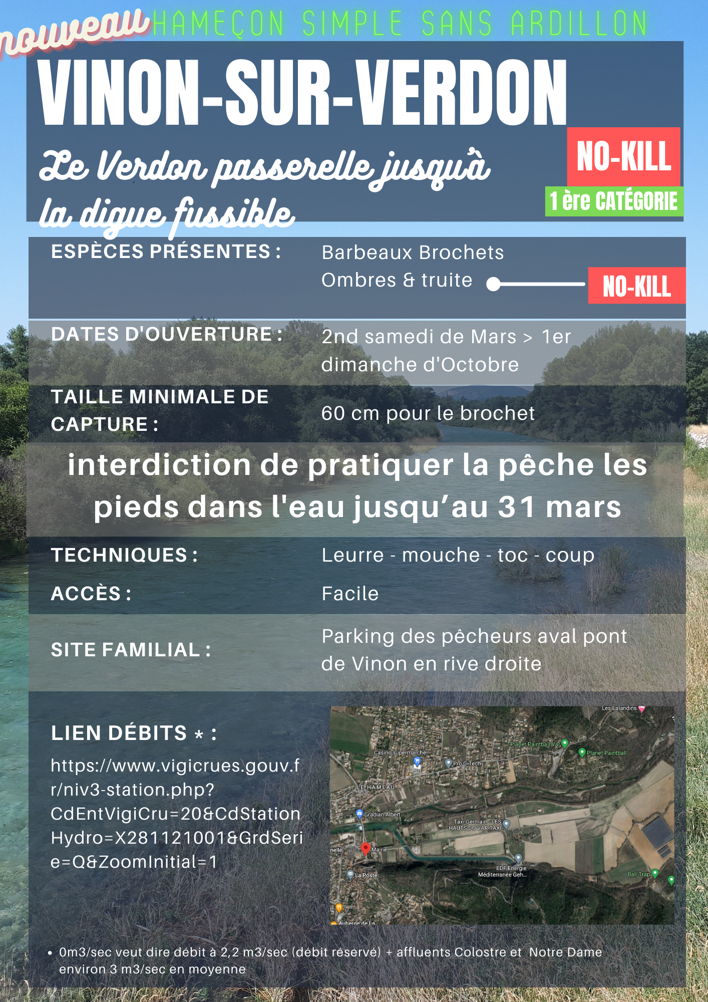 No kill passerelle digue fusible