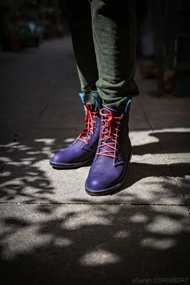 Anna bauer bottines magali violet