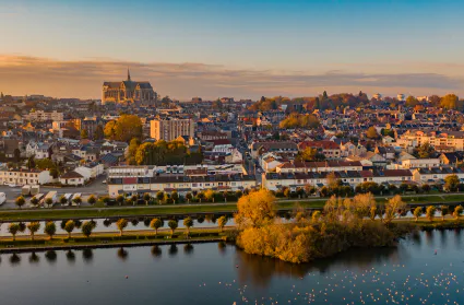 Saint quentin vu du ciel