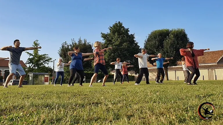 Une belle saison de pratique de Qi Gong et Tai Chi au CJA de Maubec - été 2023