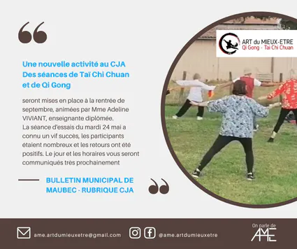 Actualite cours qi gong tai chi maubec ame 2022 08