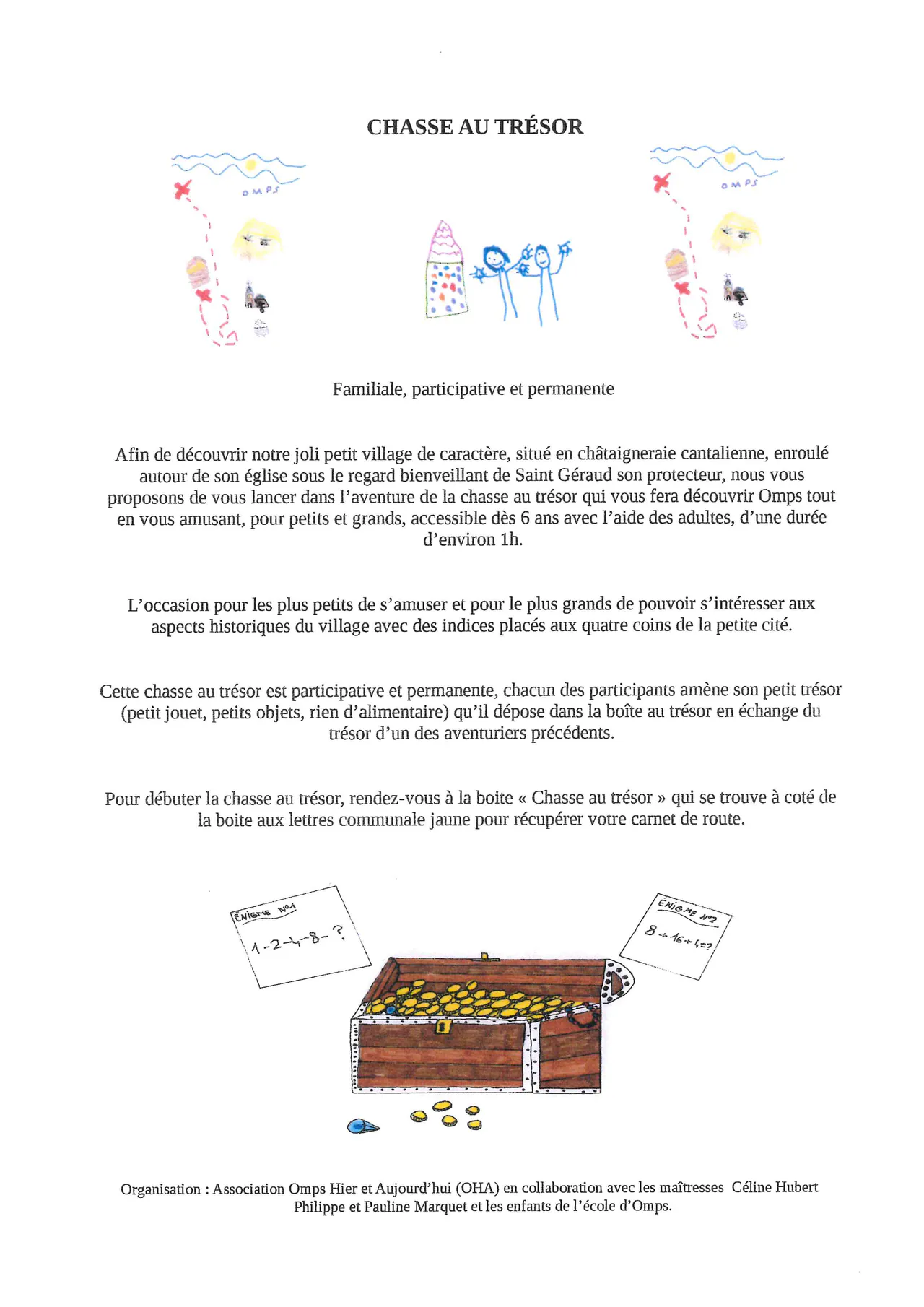CHASSE AU TRESOR OMPS