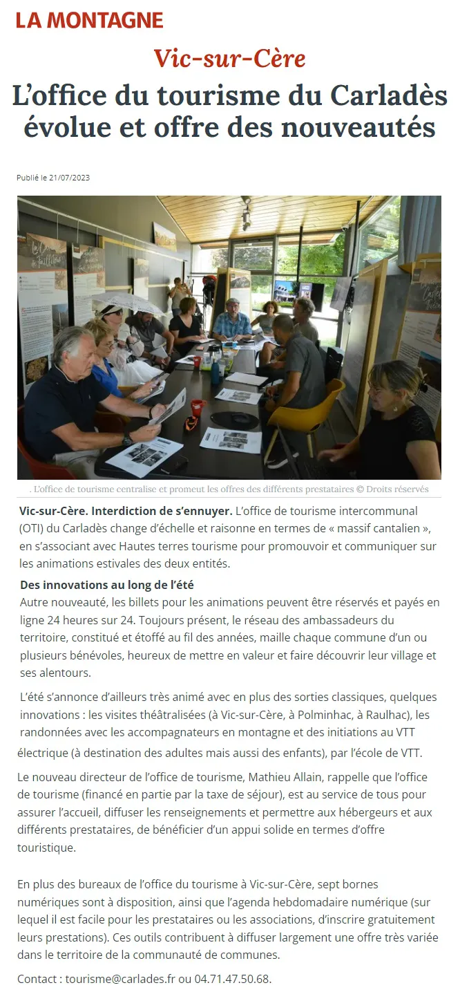 La montagne 21 juillet