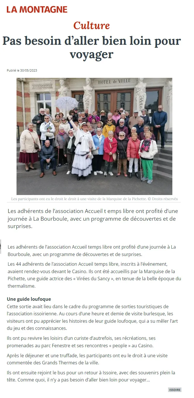 La montagne 30 mai 2023