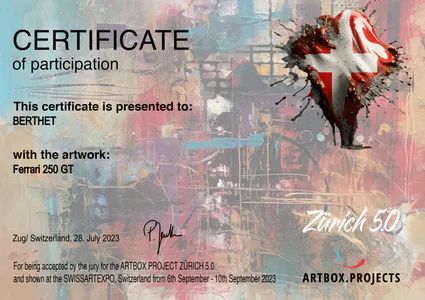 Certificate ferrari 250 gt 2wa1pc3jykwba3uzxdu8