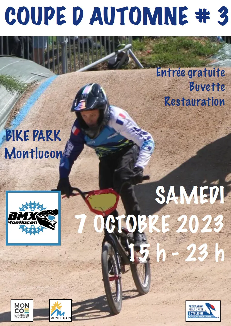 INVITATION COUPE D'AUTOMNE MONTLUCON 7 OCTOBRE 2023