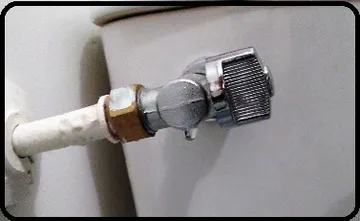 Fuite robinet wc