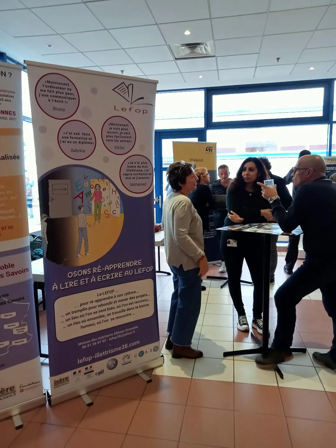 Rencontre avec les employés de ST MicroElectronic