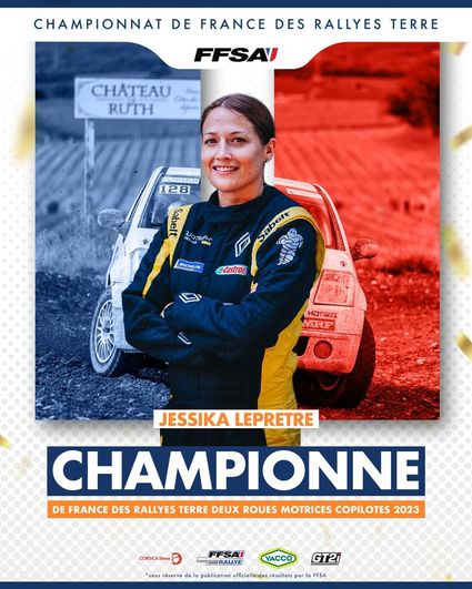 Jessika-Championne-2023-Rallye-Terre-2-roues-Motrices