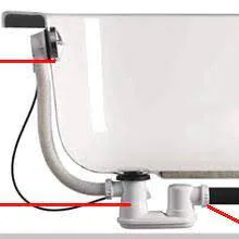 Comprendre les fuites de siphon mécanisme de baignoire