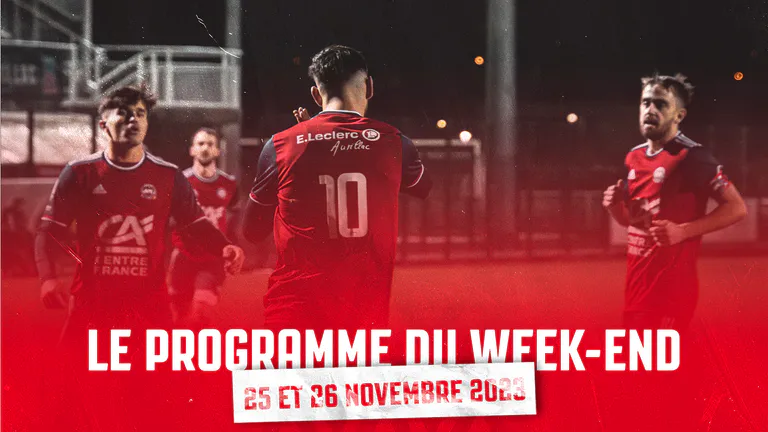 Le programme du week-end de l'AFC - 25 et 26 novembre 2023