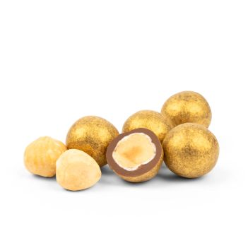 Luxury Chocolates - Gold Chocolate Piedmont hazelnuts