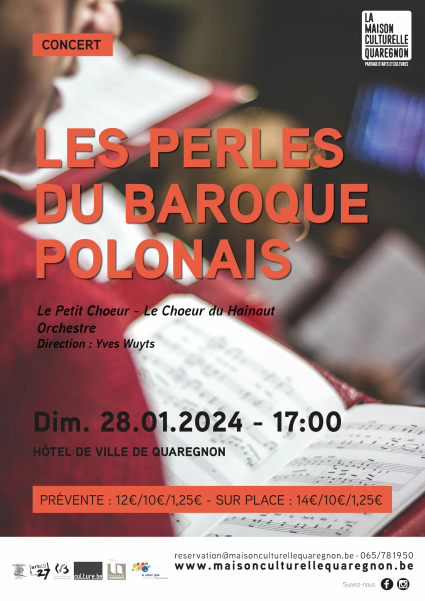 Les Perles du baroque polonais - Quaregnon - 28/01/2024