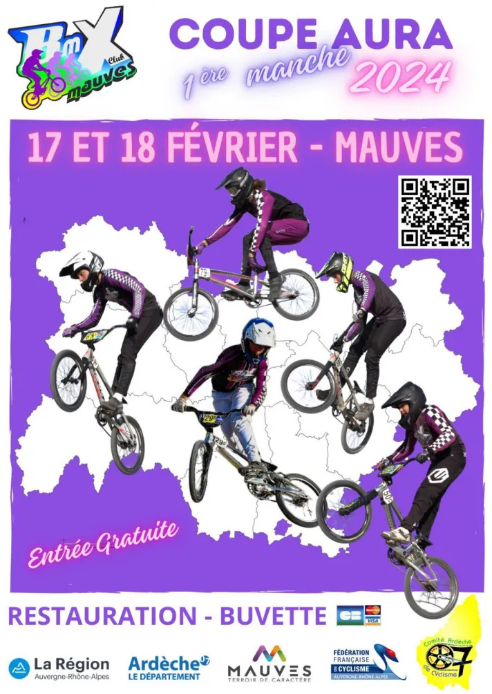 INVITATION Coupe AURA à Mauves du 17 et 18 février