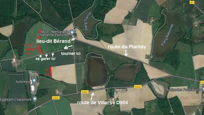 Dernière plantation de l'hiver ! Lundi 12 février à Chalamont