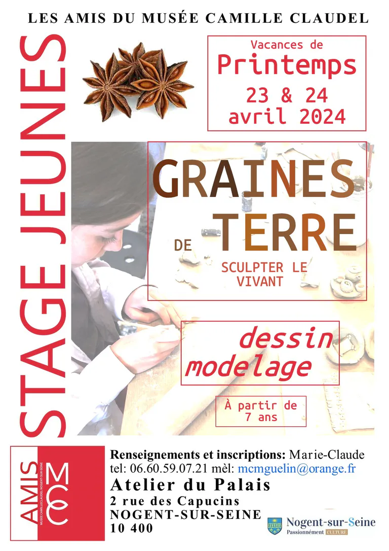 Affiche stage printemps 2024