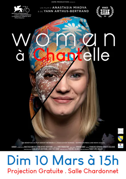 Projection du film documentaire "WOMAN" Dimanche 10 mars à 15h