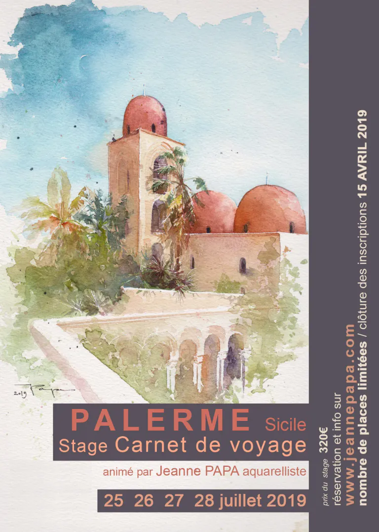 Stage carnet de voyage  palermo 2019