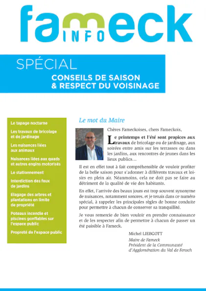 Conseils de saison