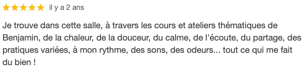 Avis client