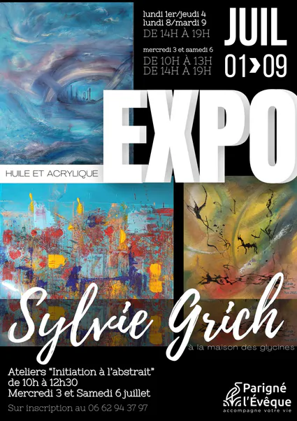 Prochaines dates à retenir; exposition et atelier d'initiation à l'abstrait