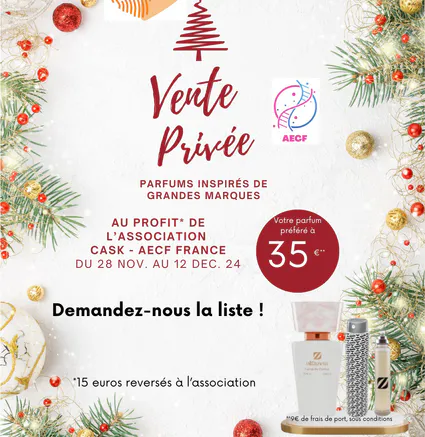 Vente Privée de parfums au profit de l'AECF