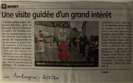 Articles de journaux rm tourime 11