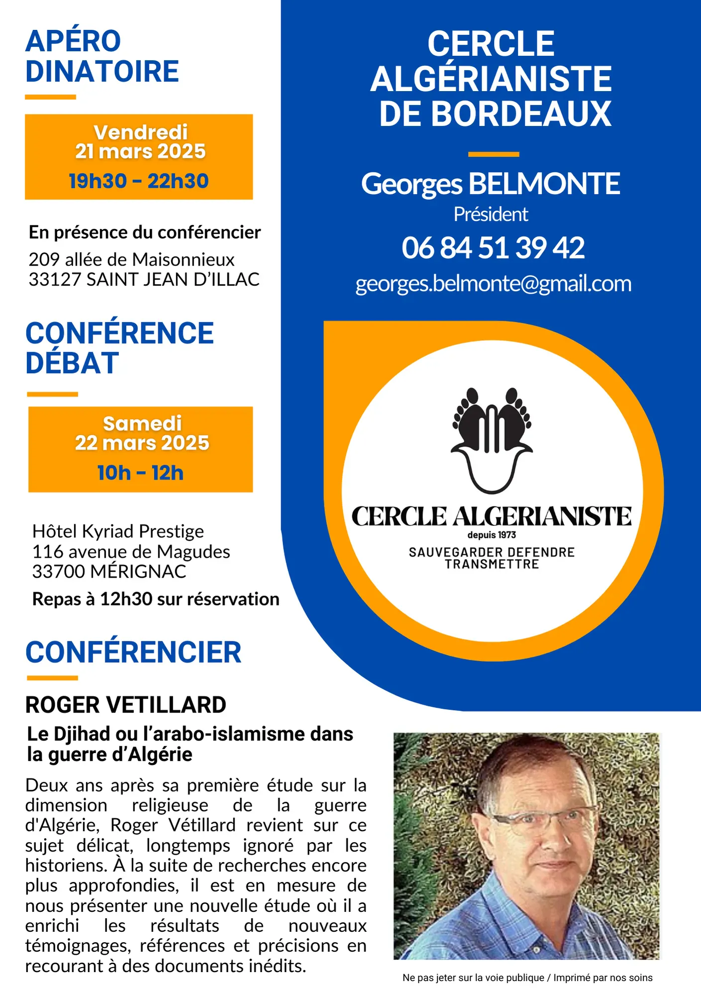 L'Islam et la guerre d'Algérie de Roger Vétillard