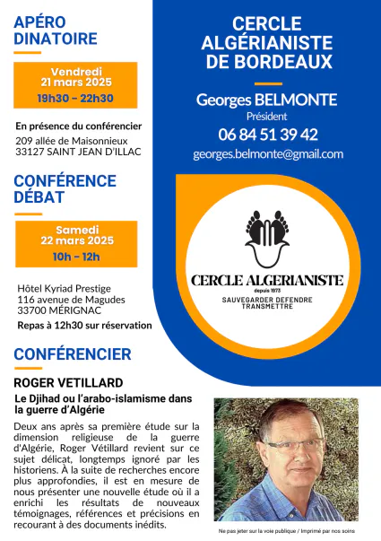 L'Islam et la guerre d'Algérie de Roger Vétillard