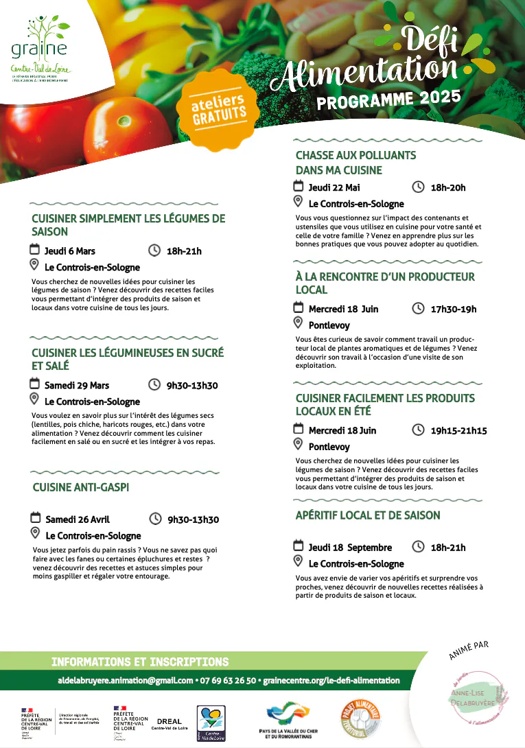 Defi alimentation 2025