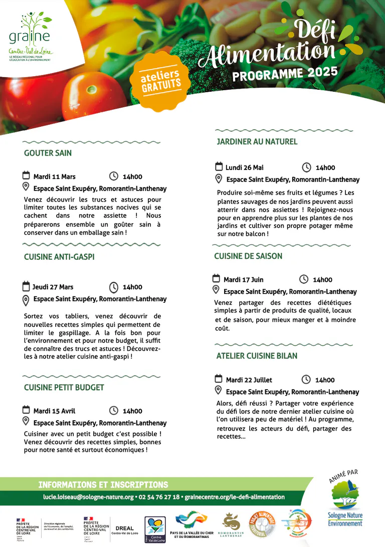 Defi alimentation ccrm