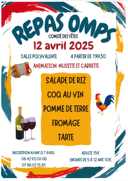 REPAS OMPS COMITE DES FĂTES