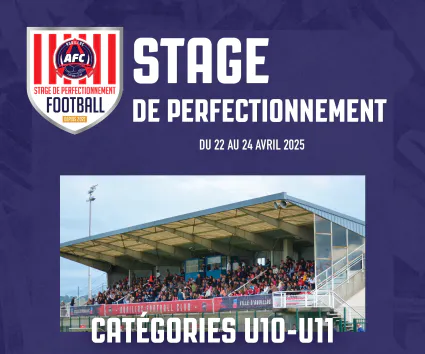 Avril - Stage de perfectionnement U10/U11