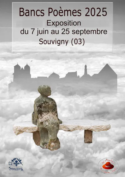 L'exposition les Bancs poèmes et les flâneries poétiques