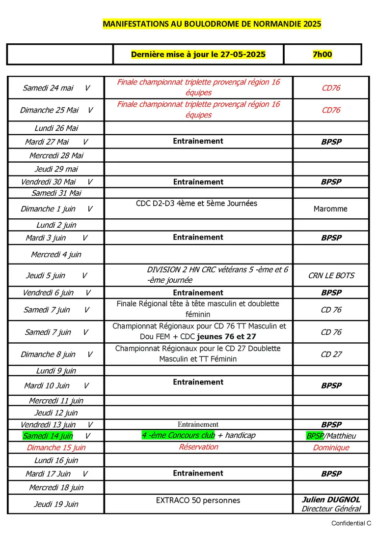 Calendrier boulodrome 2025 difusion le 27 05 conv 1