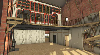 Lieurac foyer rural 43 vue inte rieure 2