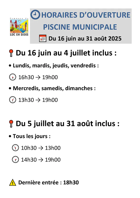 2025 affiche horaires piscine 16 06 31 08 portrait