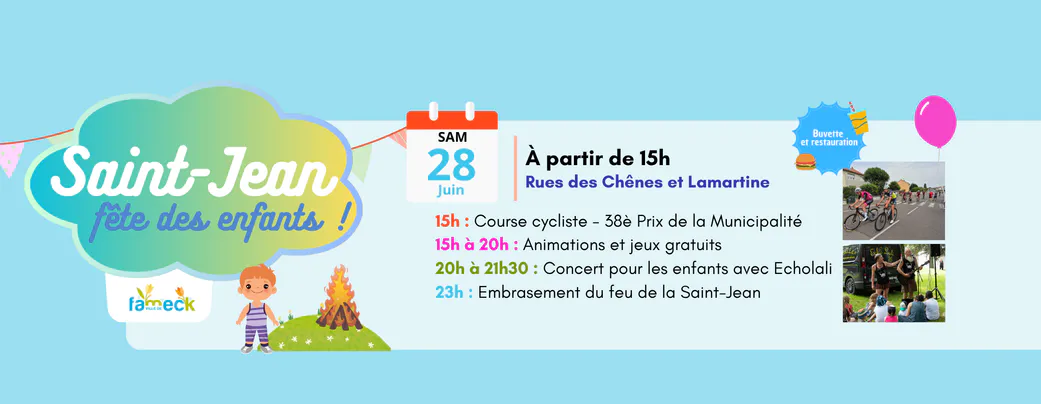 Saint-Jean fête des enfants !